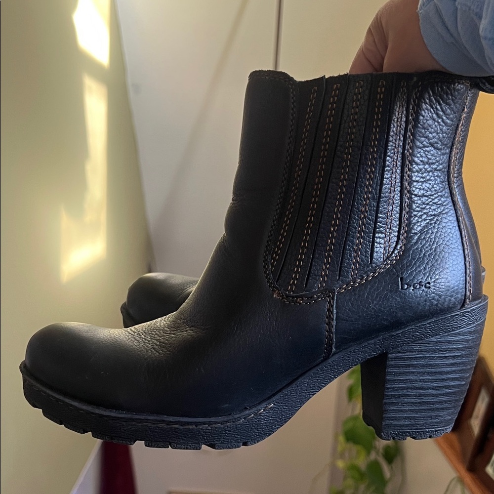 b.o.c. Women's Black Heeled Boots